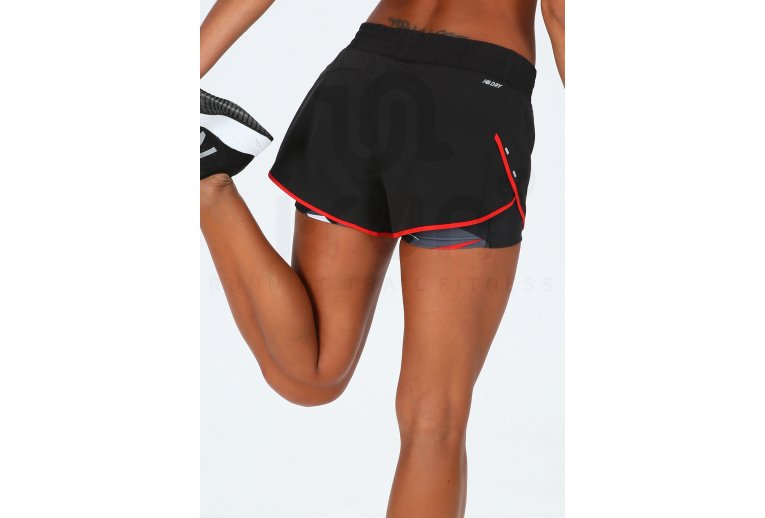 New Balance Pantal�n corto Printed Impact 2 en 1