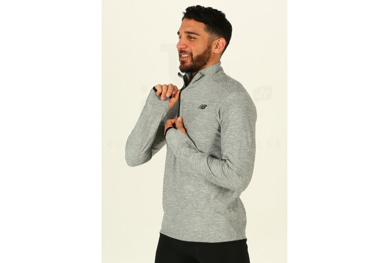 New Balance Camiseta manga larga Transit Quarter Zip