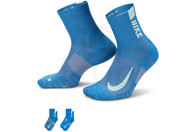 Nike pack de 2 pares de calcetines Multiplier Ankle