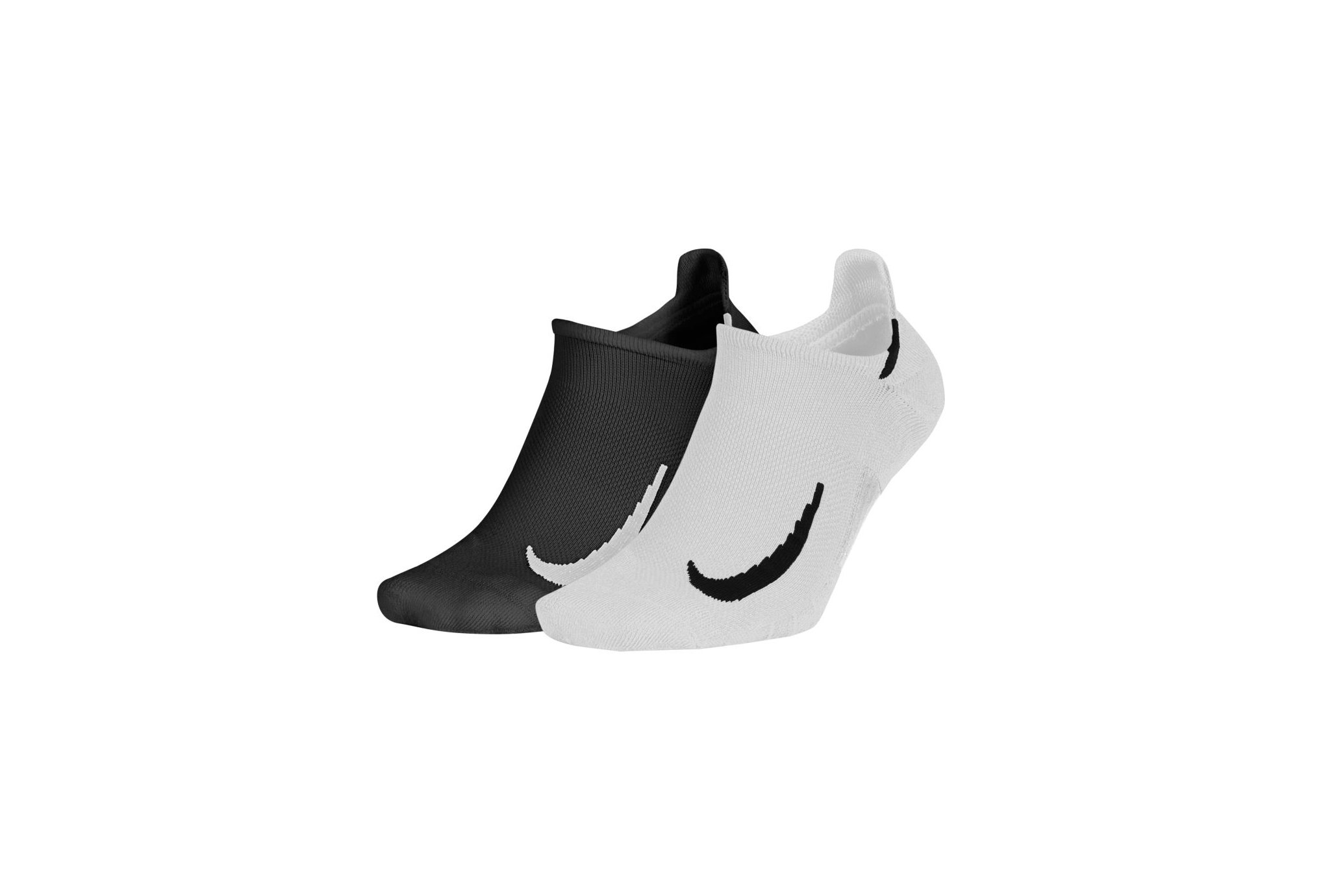 Nike 2 paires Multiplier No Show Chaussettes