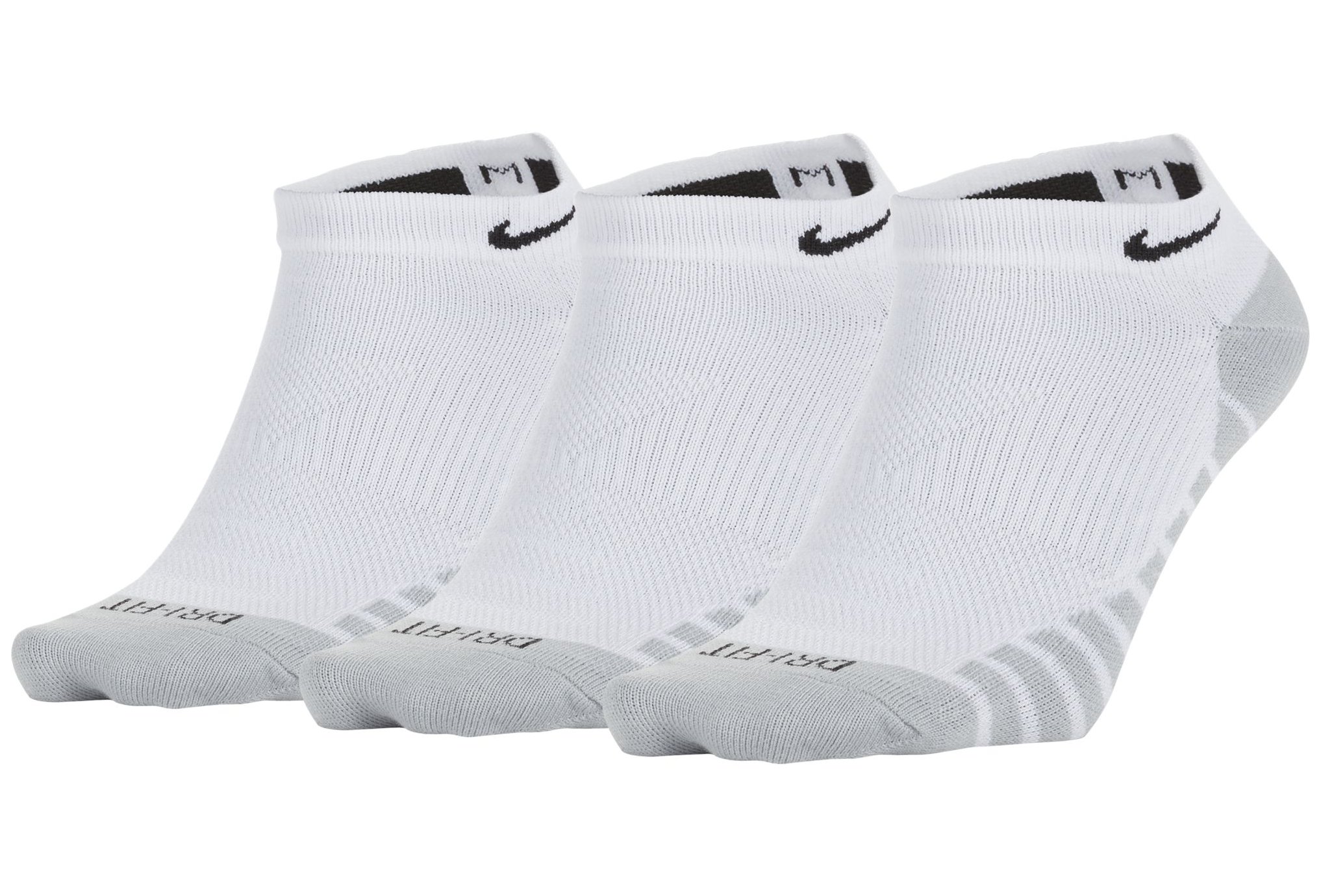 Nike 3 paires Dry Lightweight No-Show Chaussettes