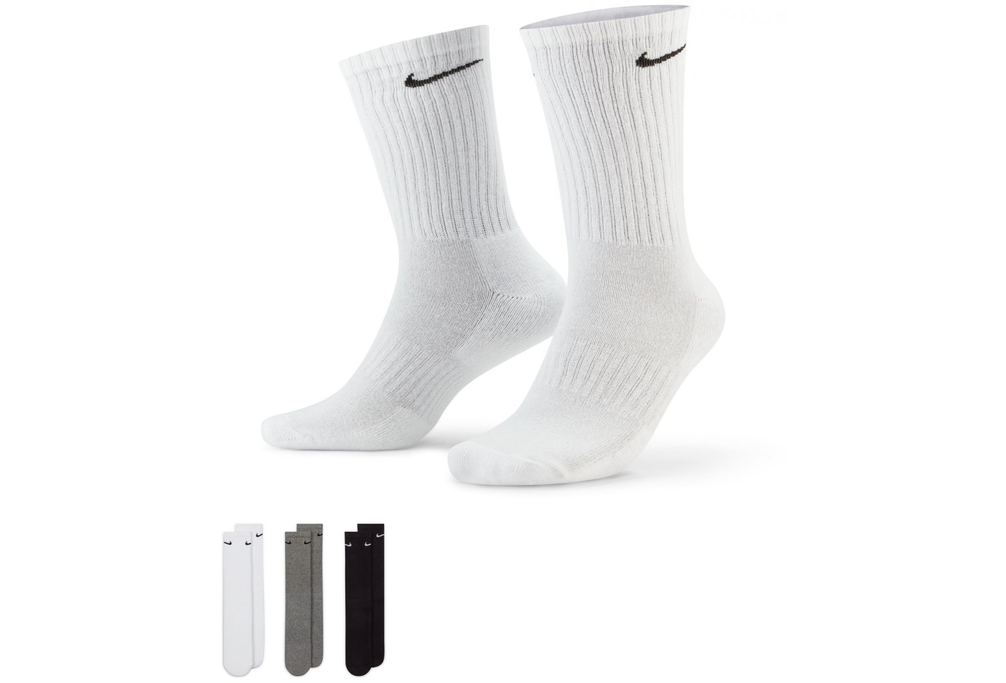 Nike 3 paires Everyday Cushion Crew Chaussettes