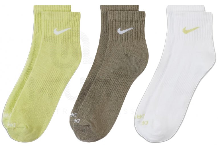 Nike 3 pares de calcetines Everyday Plus Lightweight Ankle