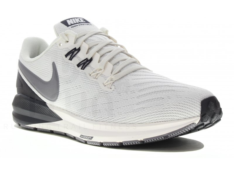 Nike Air Zoom Structure 22 M homme Blanc pas cher