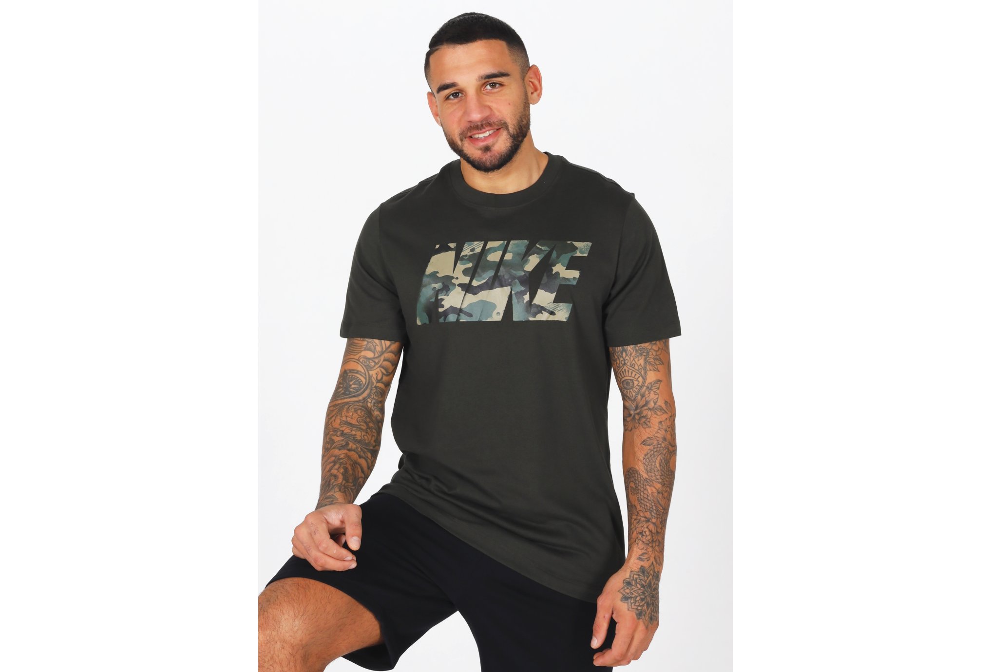 Nike Camo Logo M vêtement running homme