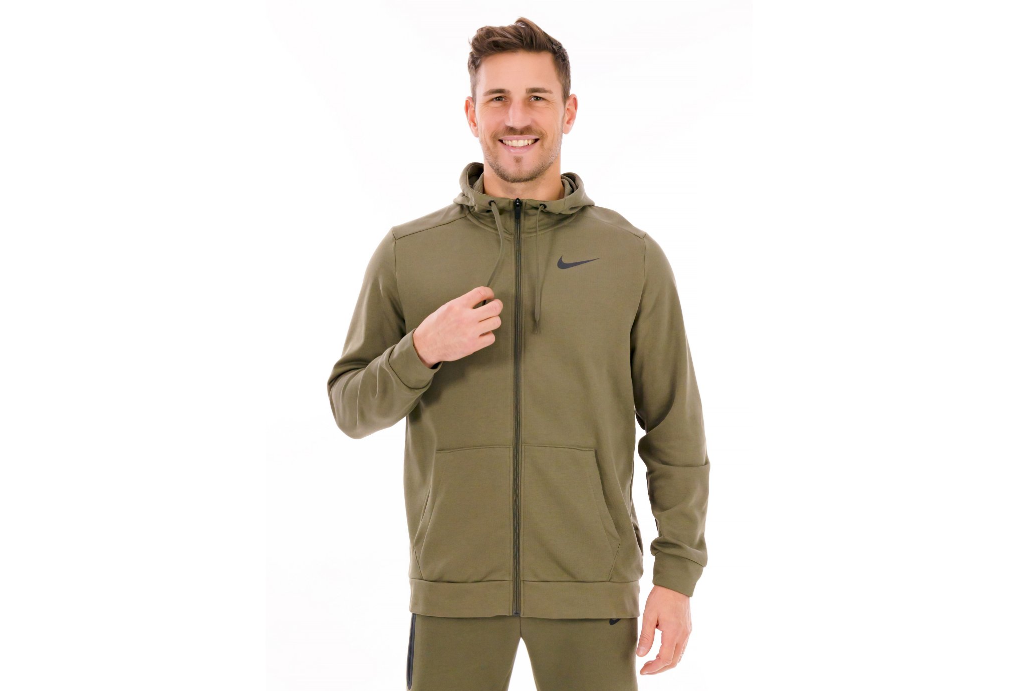 nike dri fit jacket green