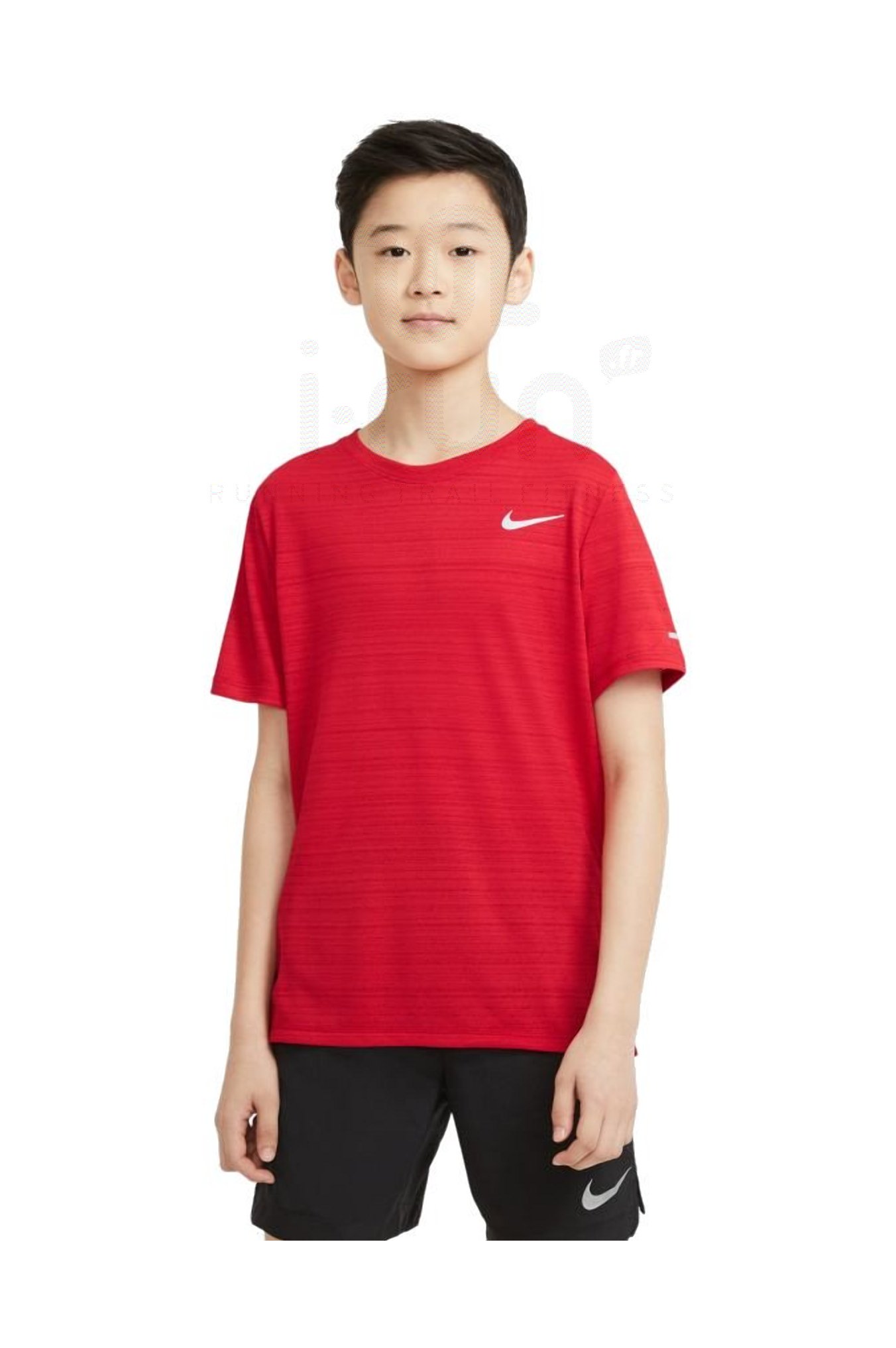 Nike Dri-Fit Miler Junior homme Rouge