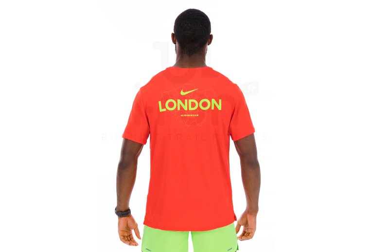 Nike camiseta manga corta Dri-Fit UV Miler City Marathon London