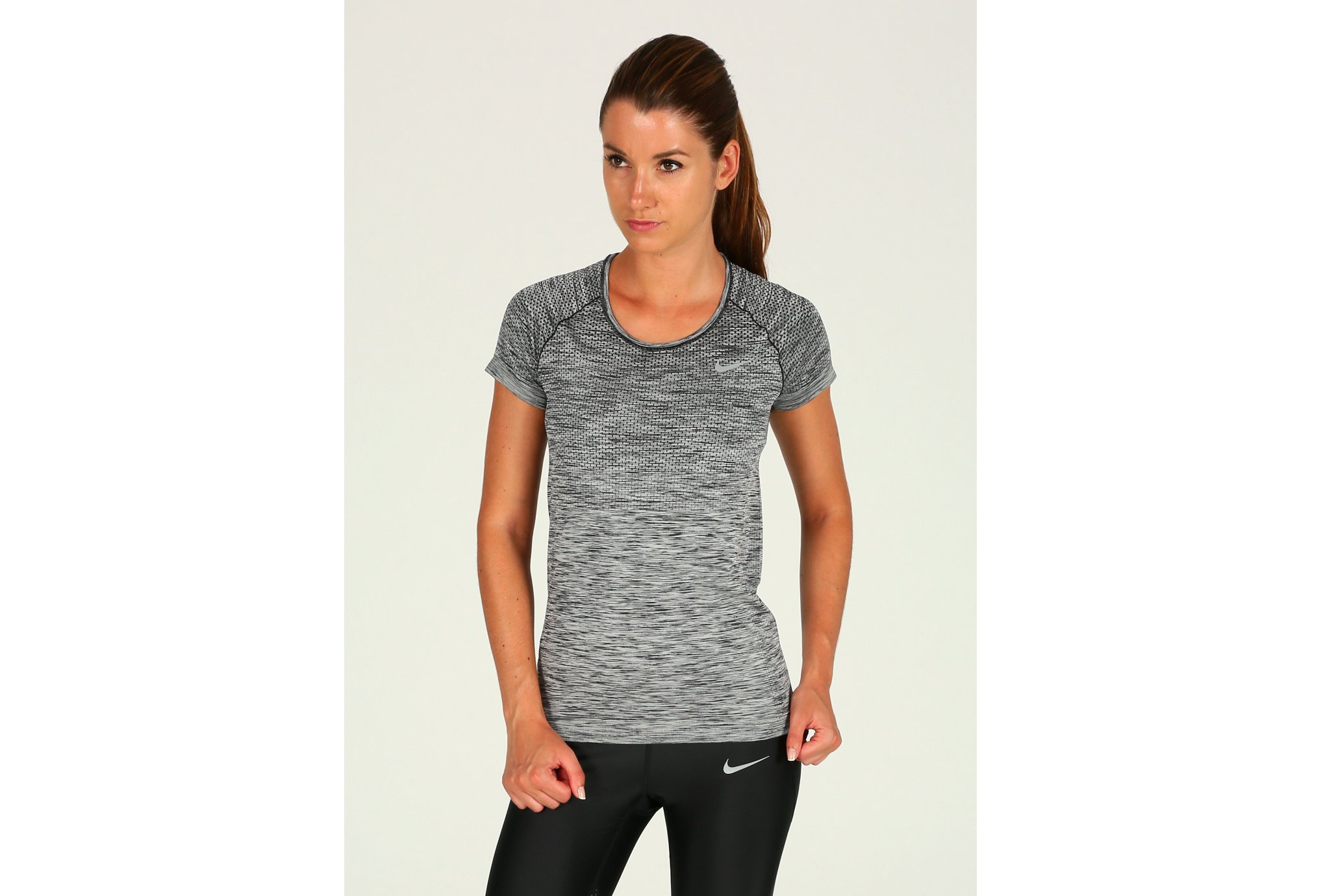 Nike Camiseta Manga Corta Dry Knit En Promoción Mujer Ropa Camisetas Nike 2498