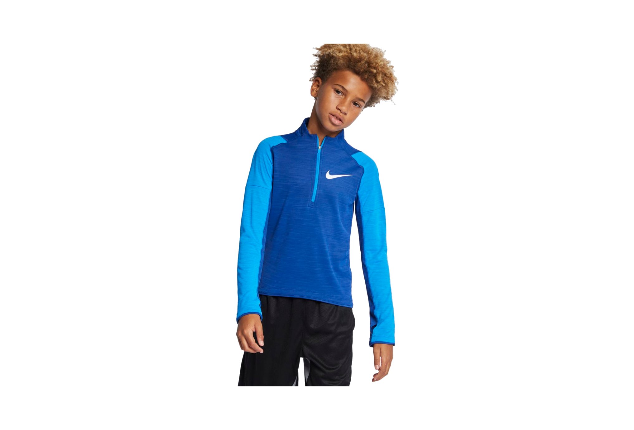 Nike Dry Top HZ 1/2 Zip Junior vêtement running homme