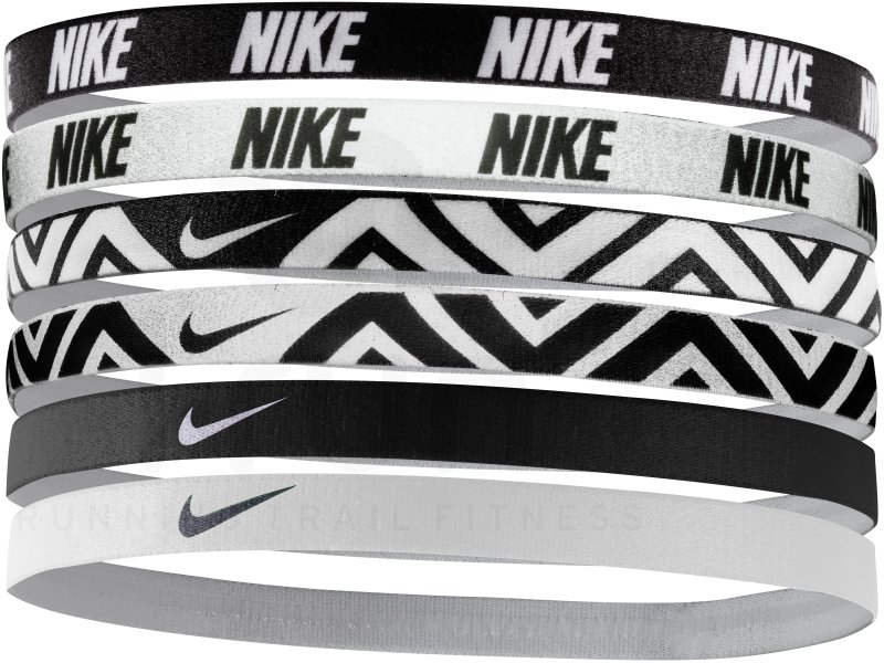 Nike Elastiques Hairbands x6 Blanc pas cher