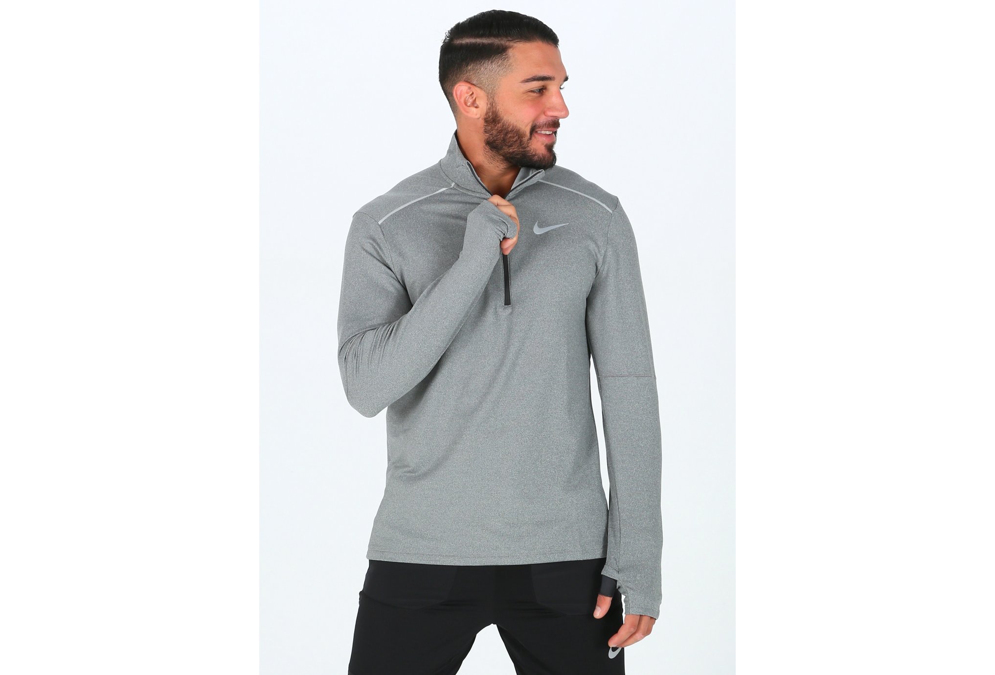 Nike Element Crew 3.0 1/2 Zip vêtement running homme
