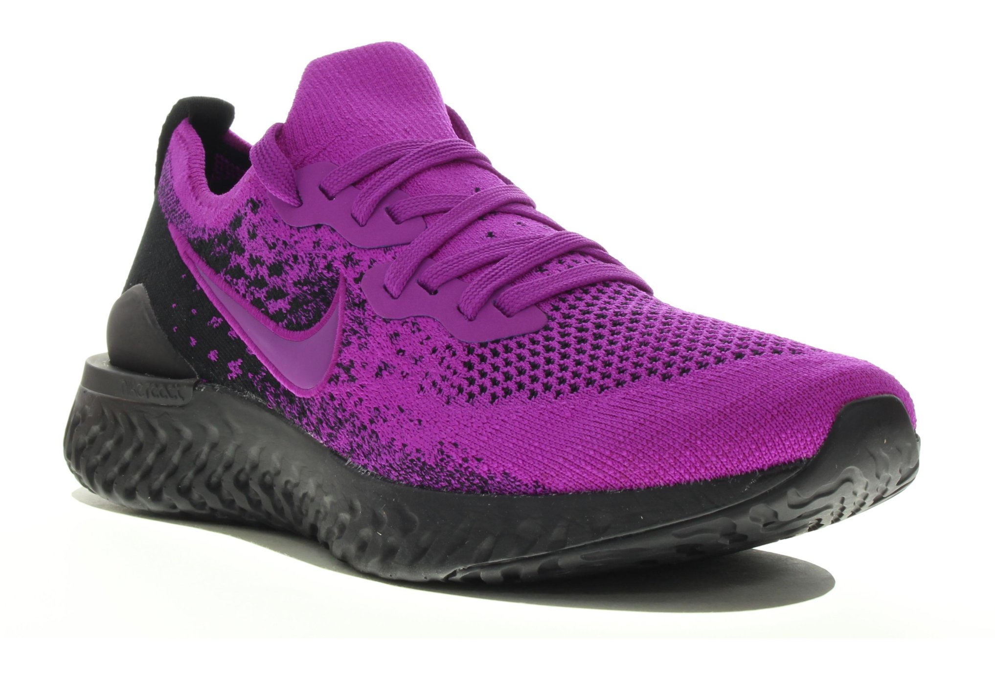 nike epic react flyknit femme violet