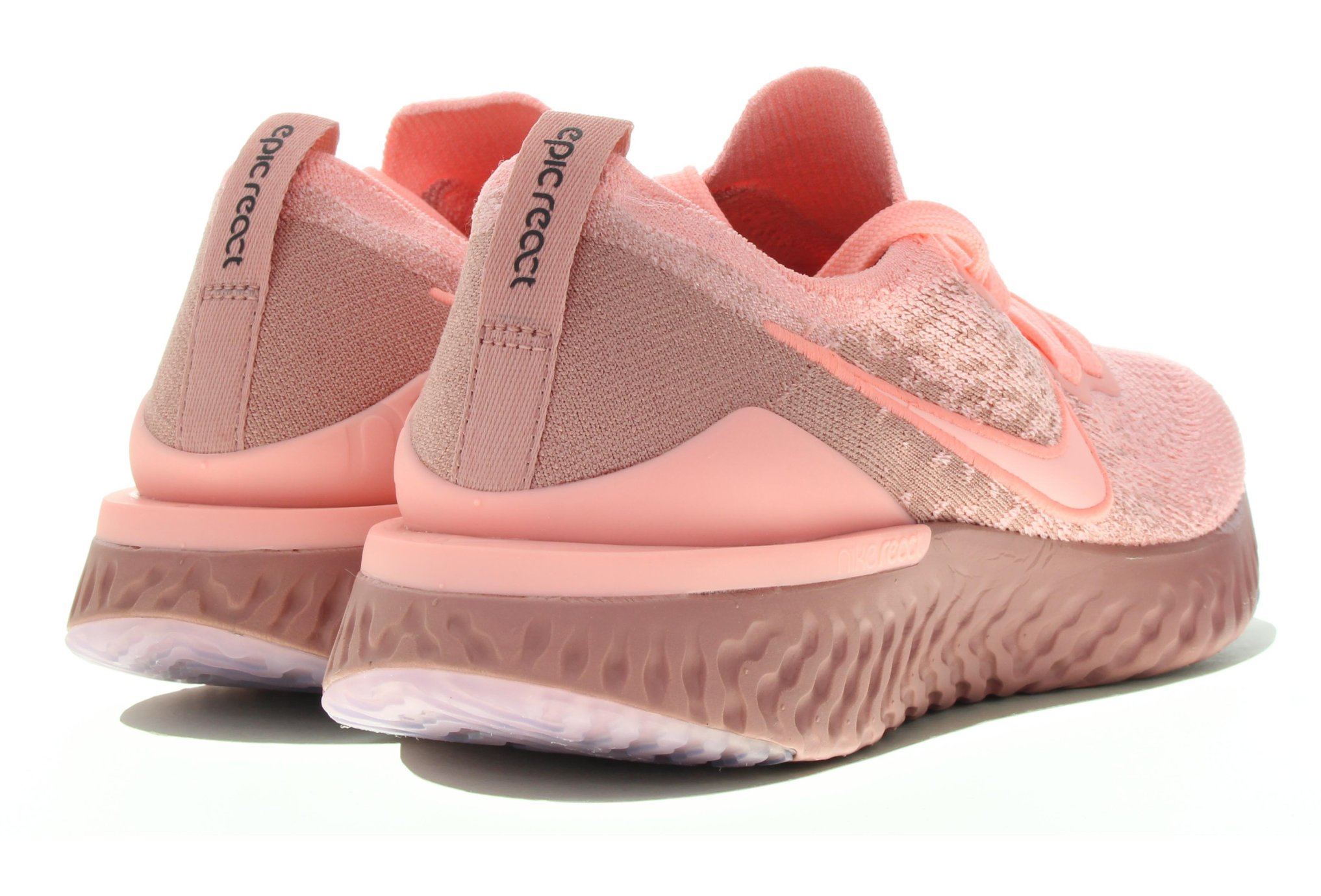 nike epic react flyknit rosa