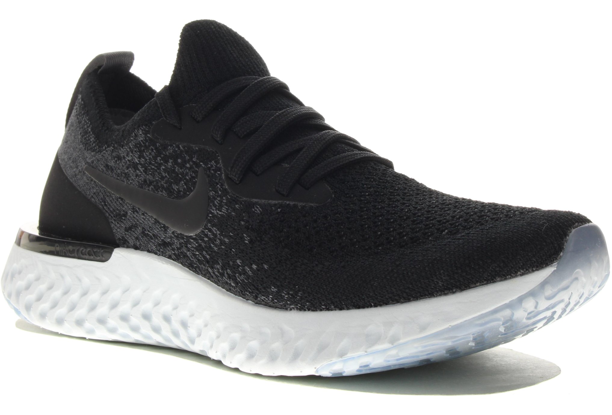 nike epic react flyknit junior black