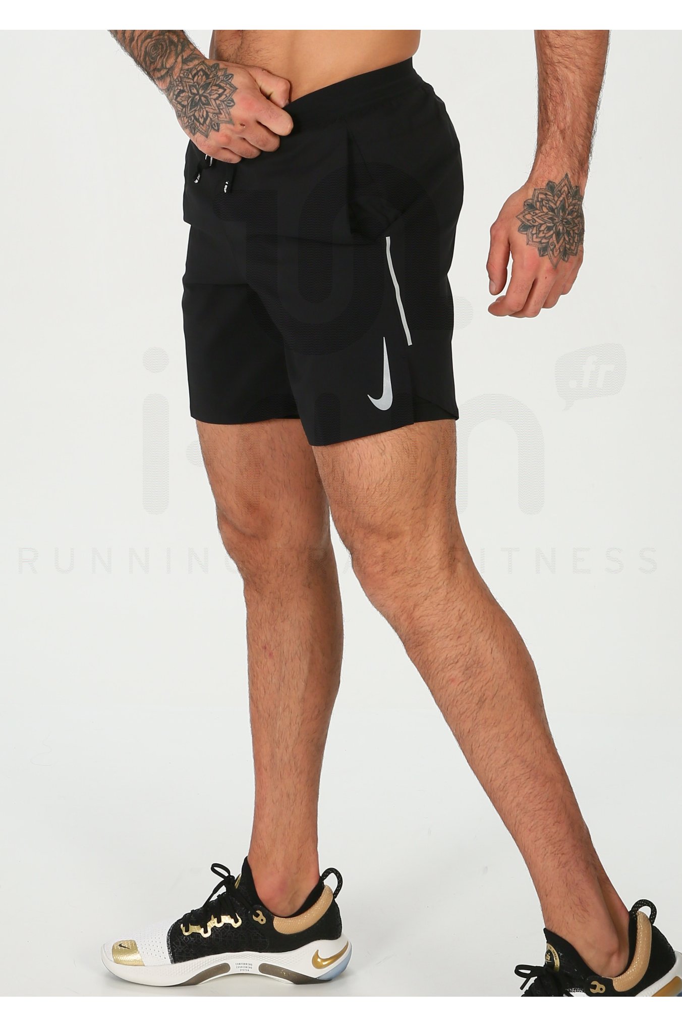 Nike Flex Stride 2 en 1 M homme Noir pas cher