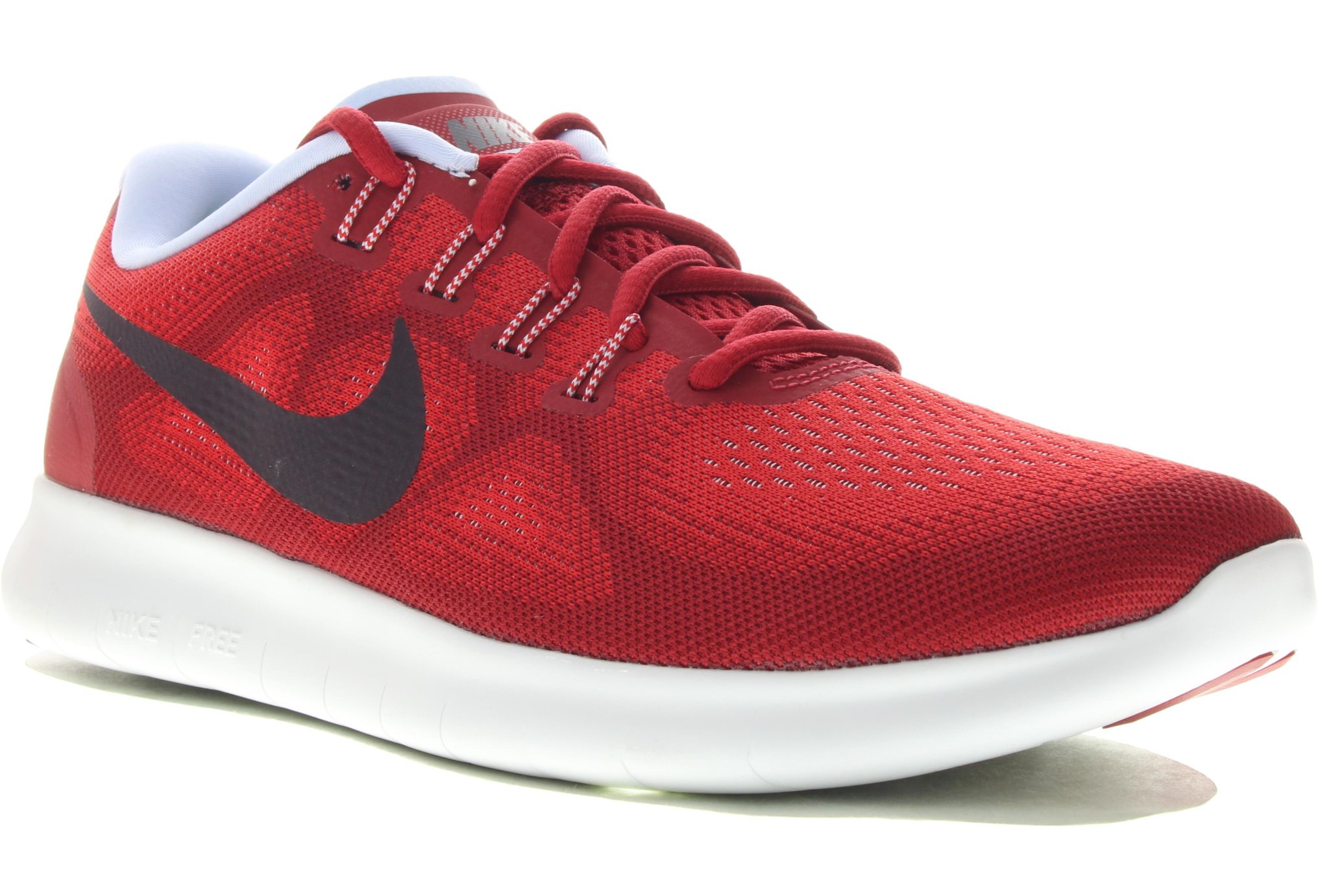 Nike free rn homme hot sale rouge