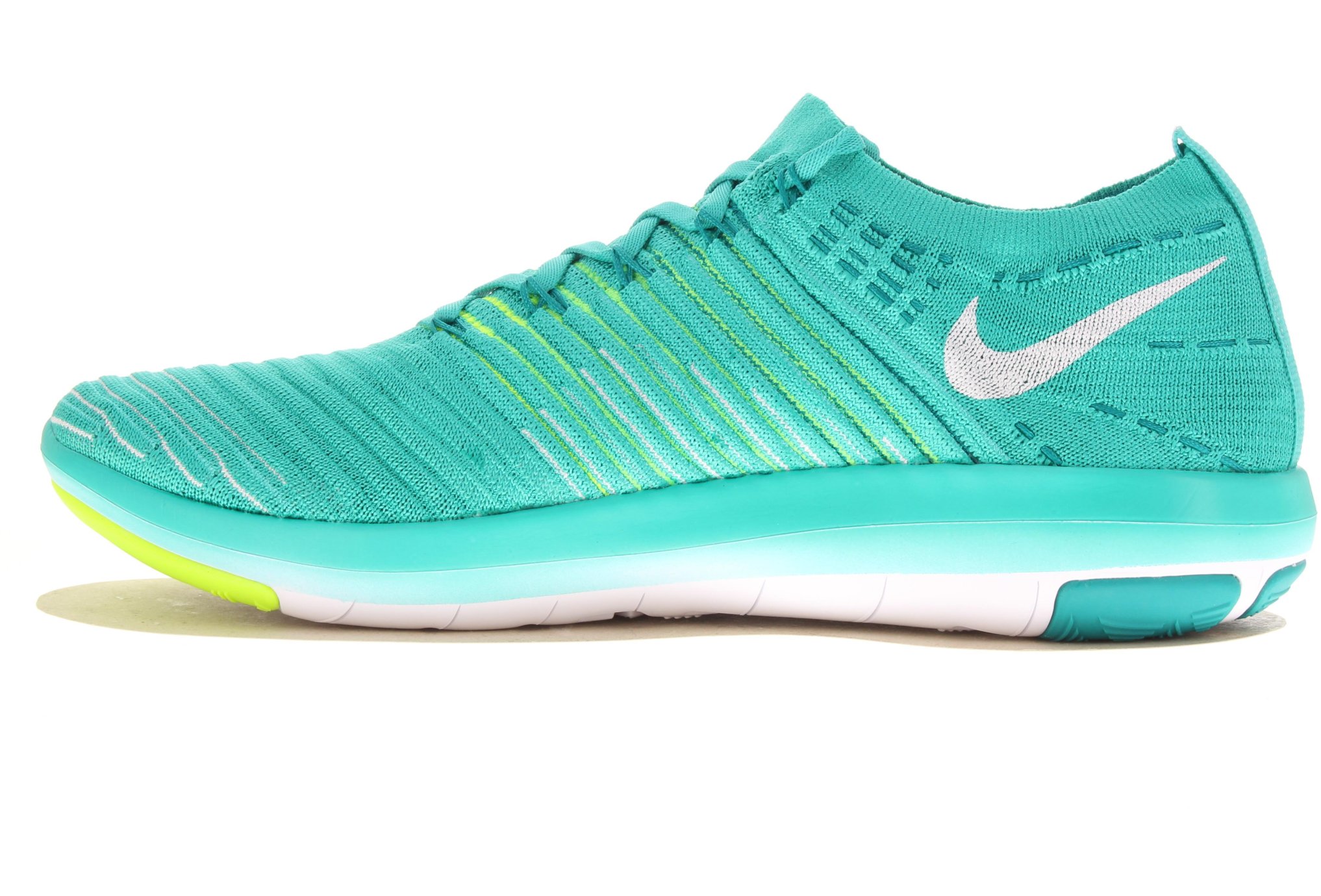 nike free 5.0 flyknit femme verte