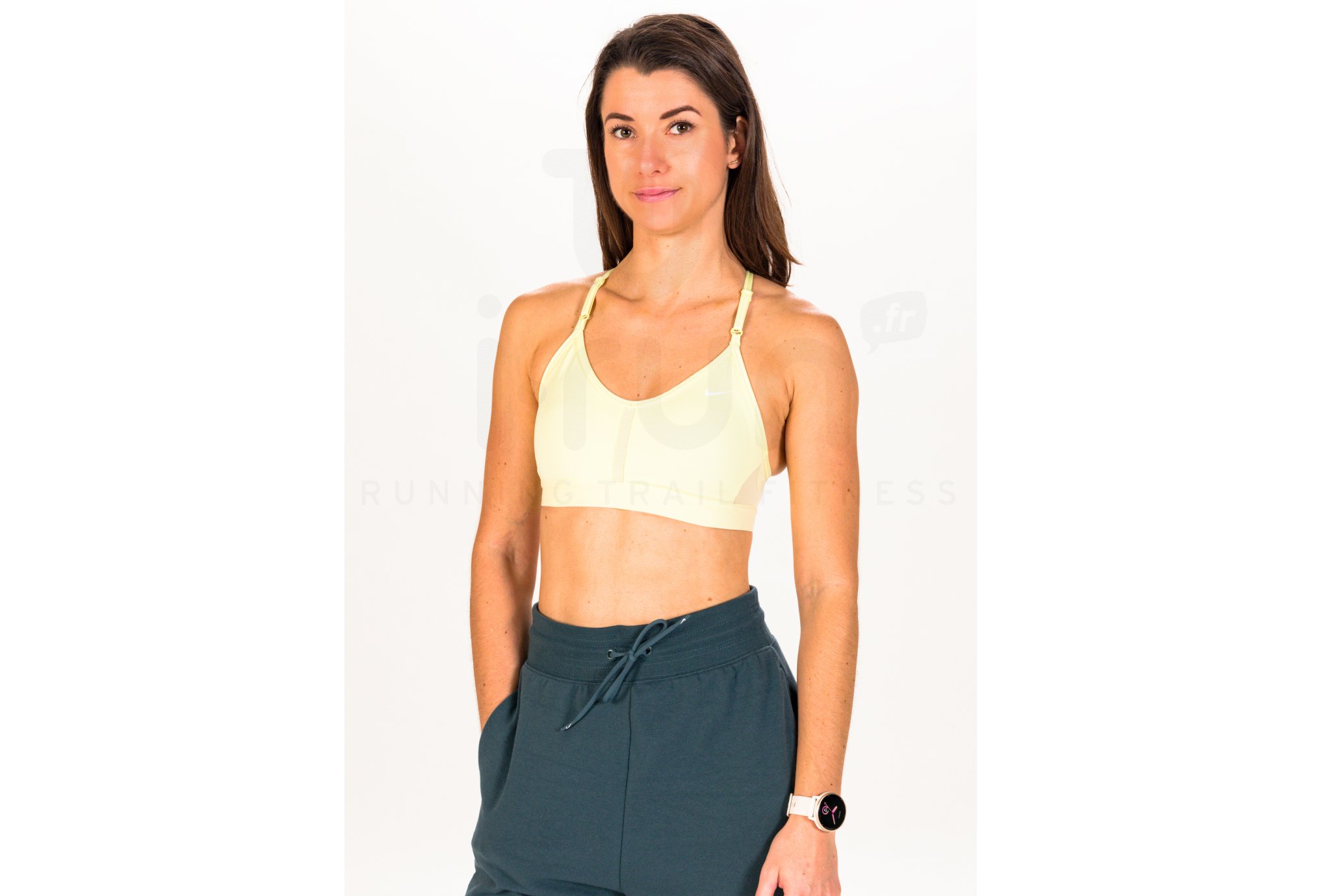 nike indy bra yellow