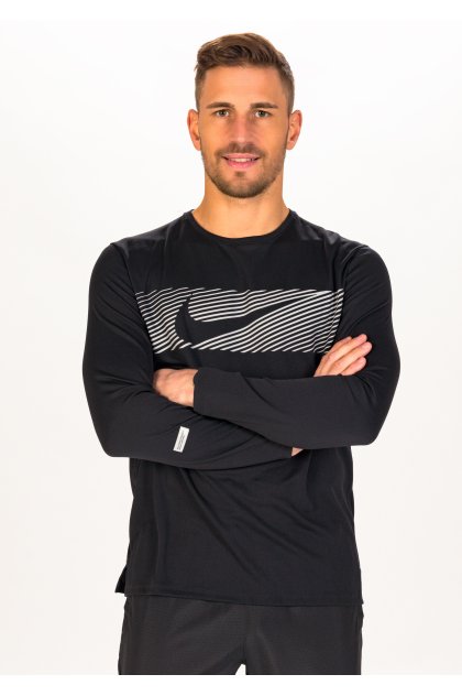 Nike camiseta manga larga Miler Flash