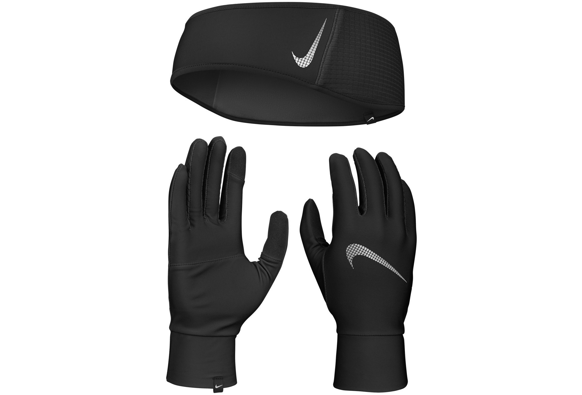 Nike Pack Dry Lightweight Fleece bandeau + gants M Bonnets / Gants
