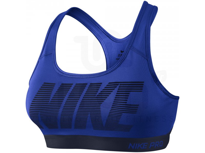 Nike Pro Brassière Classic Padded Graphic W femme pas cher