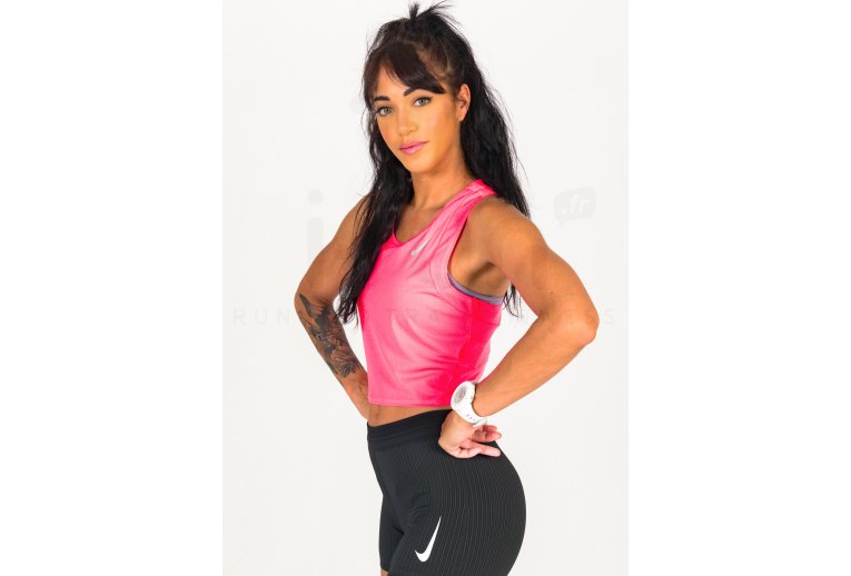 Nike camiseta de tirantes Race Crop