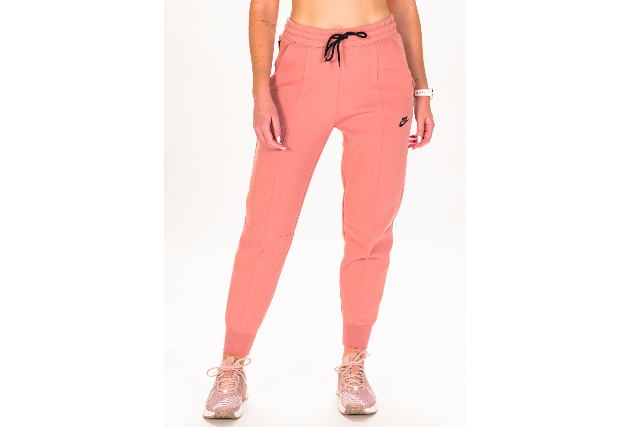 Tech Pantaloni Tuta Nike Rosa Tuta Nike Uomo Slim Fit Tuta Grigia
