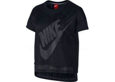 Nike Tee-shirt Mesh Crop W 