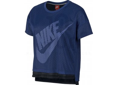 Nike Tee-shirt Mesh Crop W 