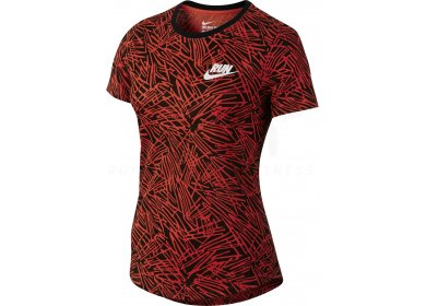 Nike Tee-Shirt Run Palm Allover Print W 