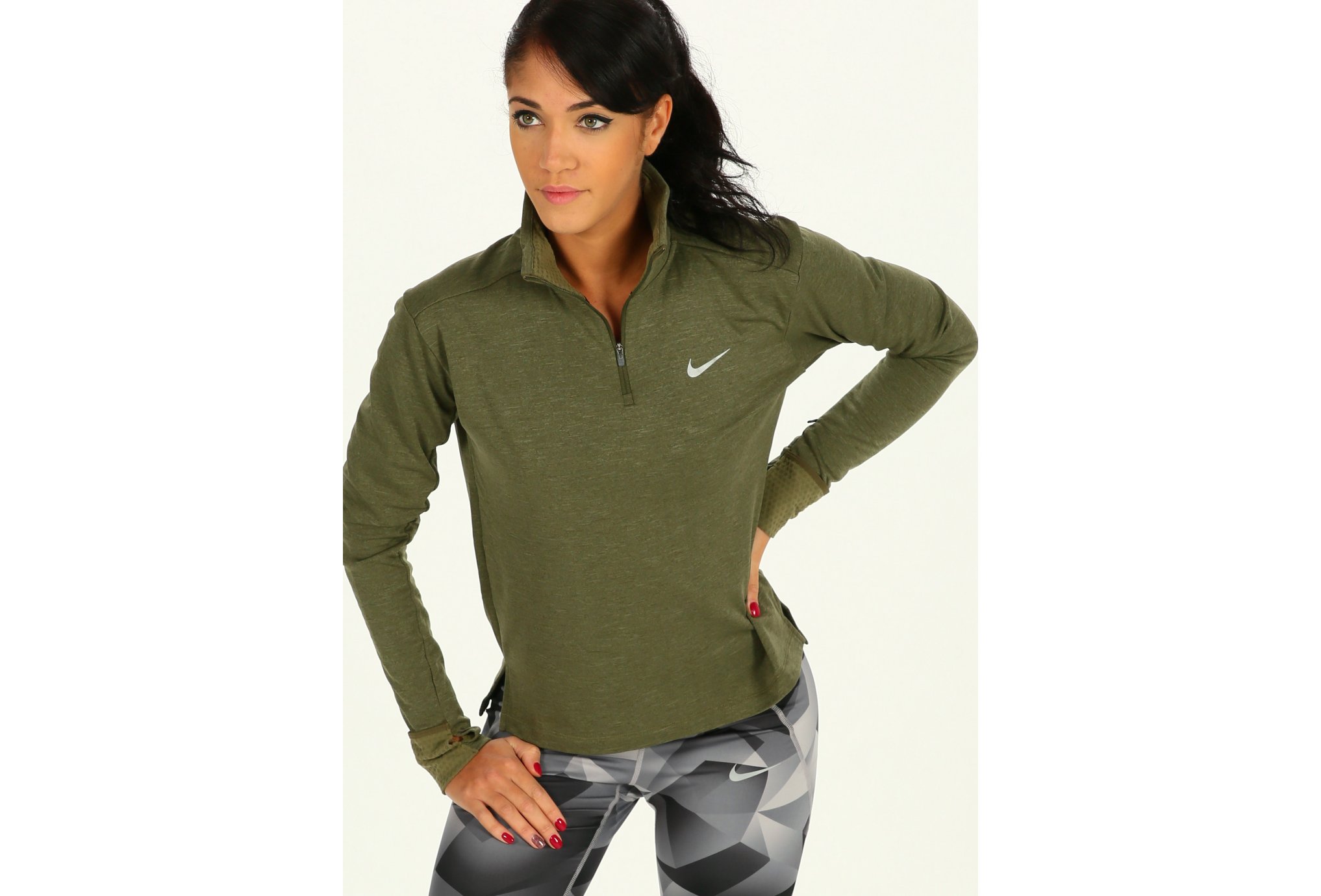 camiseta termica mujer nike