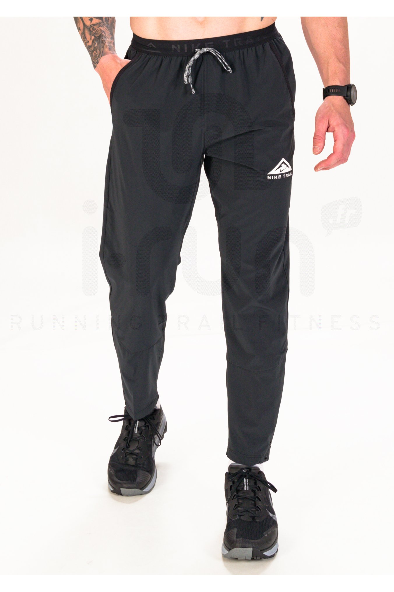 Hommes sport sueur pantalons baggy jogging Training pantalons Noir