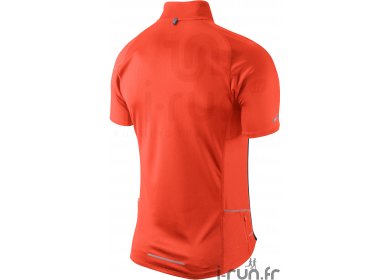 Nike TS demi zip Sphere Réact Homme orange