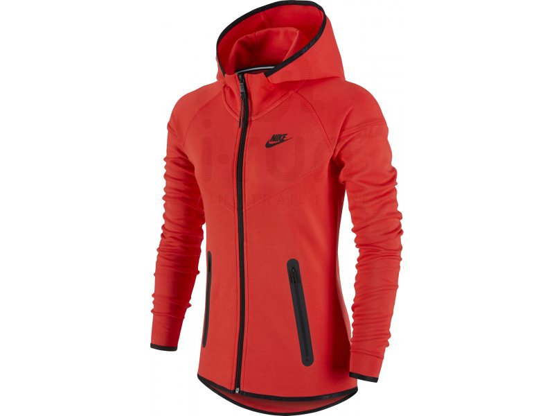 Nike Veste Tech Fleece Full-Zip W femme Rouge