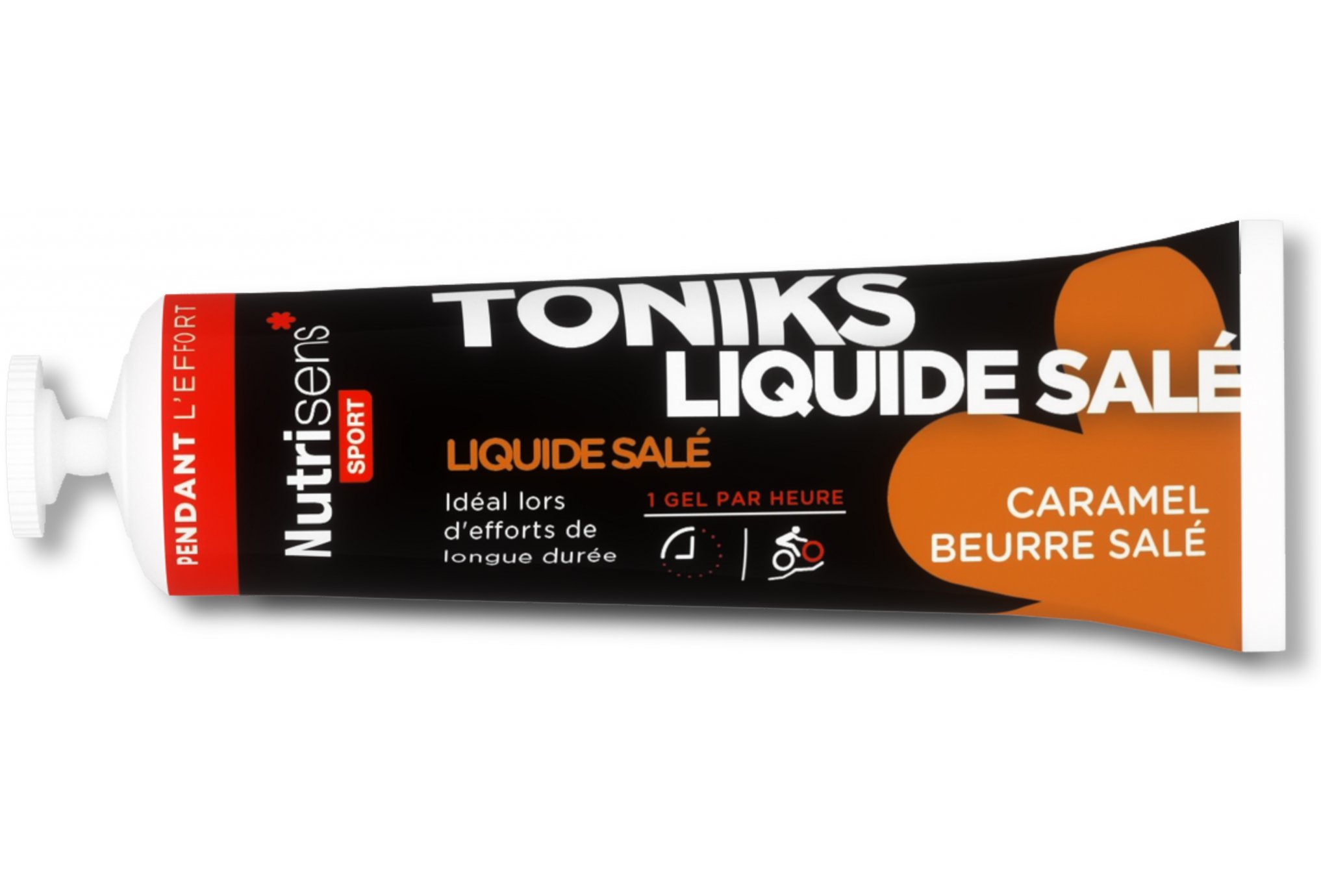 Nutrisens Sport gel tonik's salé liquide - caramel/beurre salé diététique gels