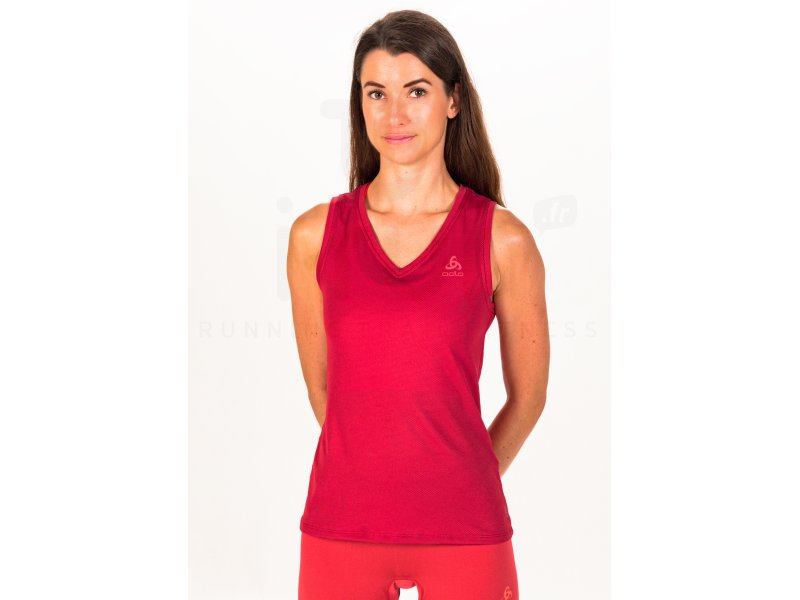 Maglia Intima Sportiva Odlo Active F-Dry Light Donna | Scollo A V | Tricotato Ecologico | Antiodore - Foto 3