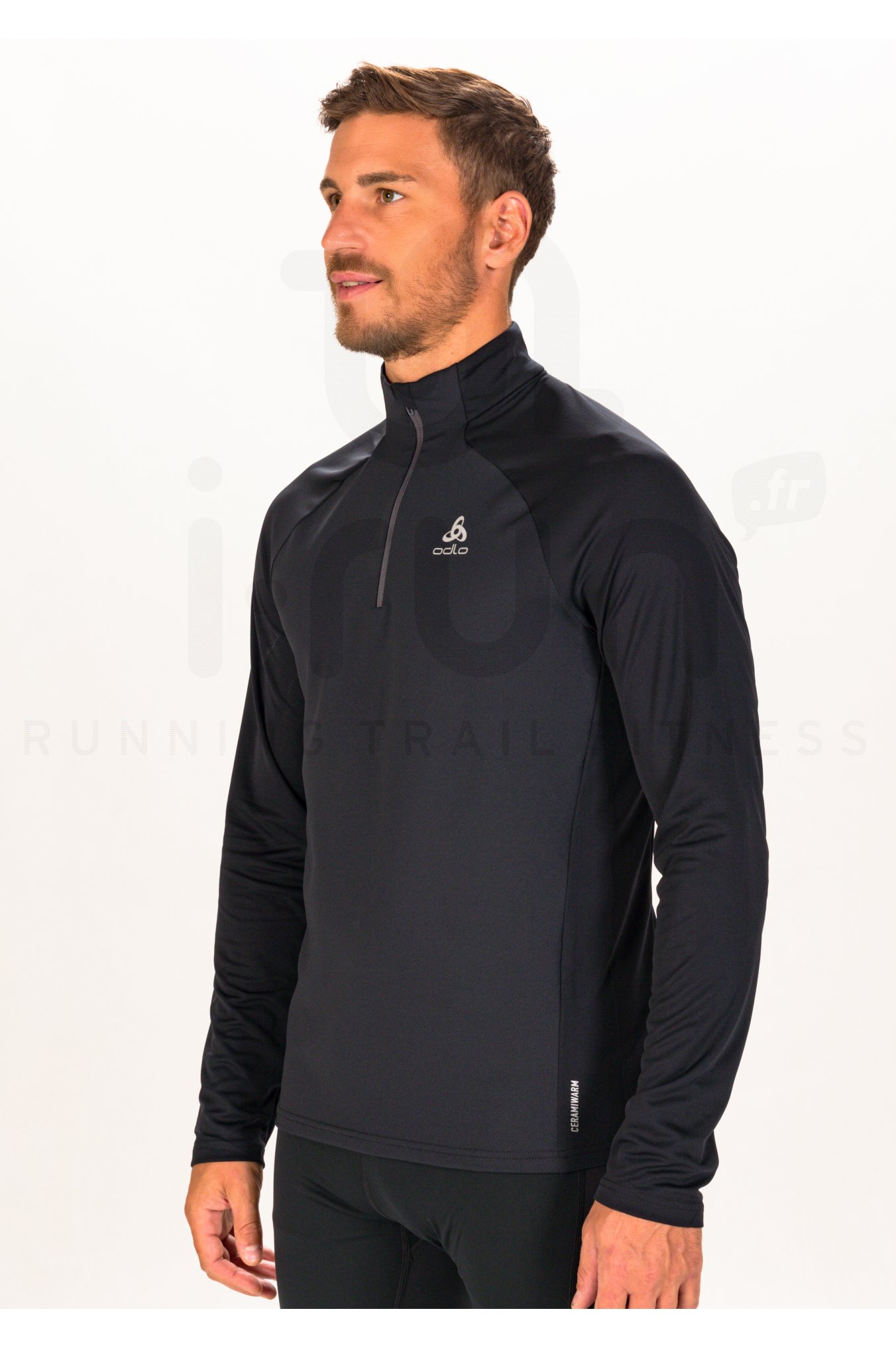 Odlo Descent Ceramiwarm 200 SL 1/2 Zip - Fleecejacke - Herren | Hardloop