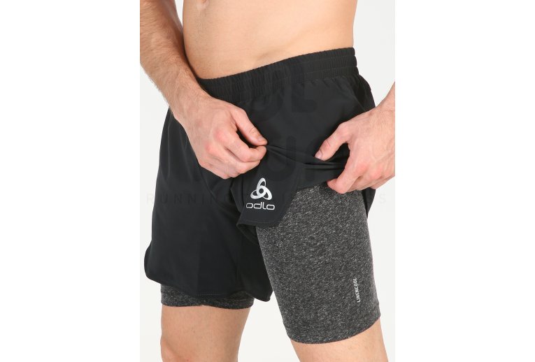 Odlo Pantal�n corto 2 en 1 Millenium Linencool Pro 2