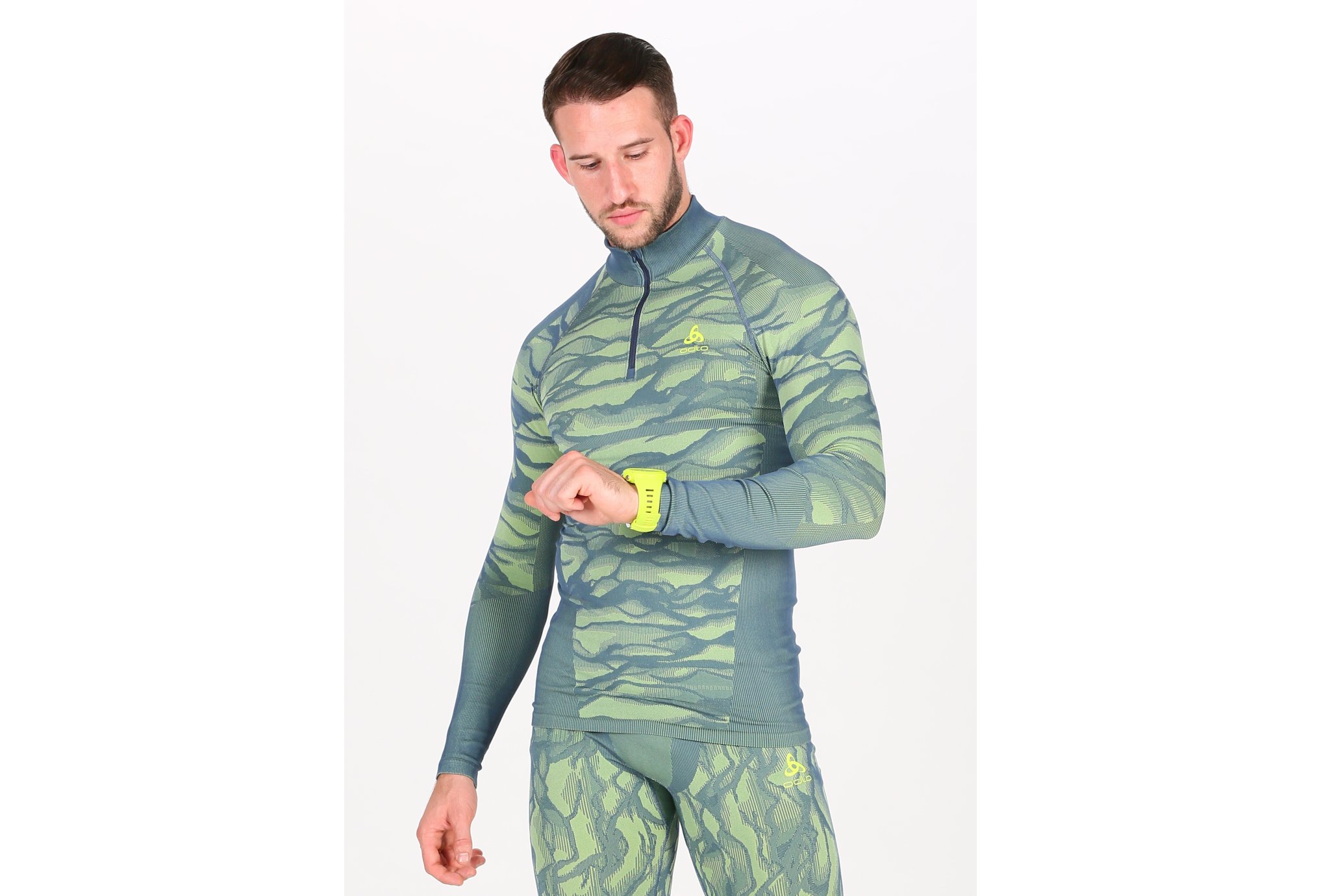 Odlo Performance Blackcomb 1/2 zip M vêtement running homme
