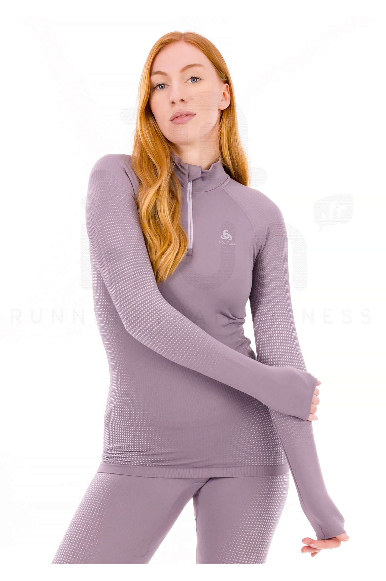 Odlo camiseta manga larga Performance Warm ECO 1/2 zip