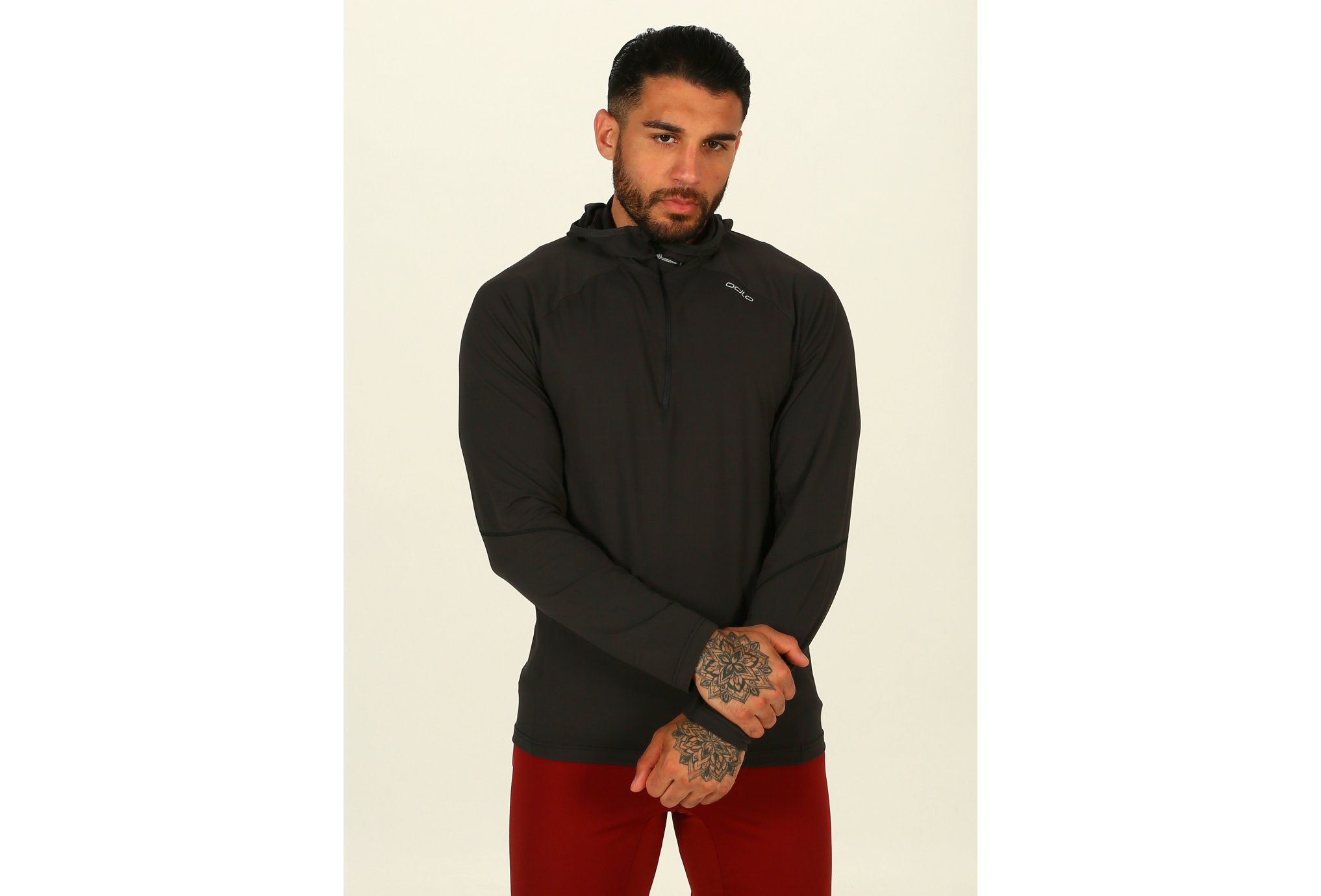 Odlo Sillian 1/4 Zip M Diététique Vêtements homme