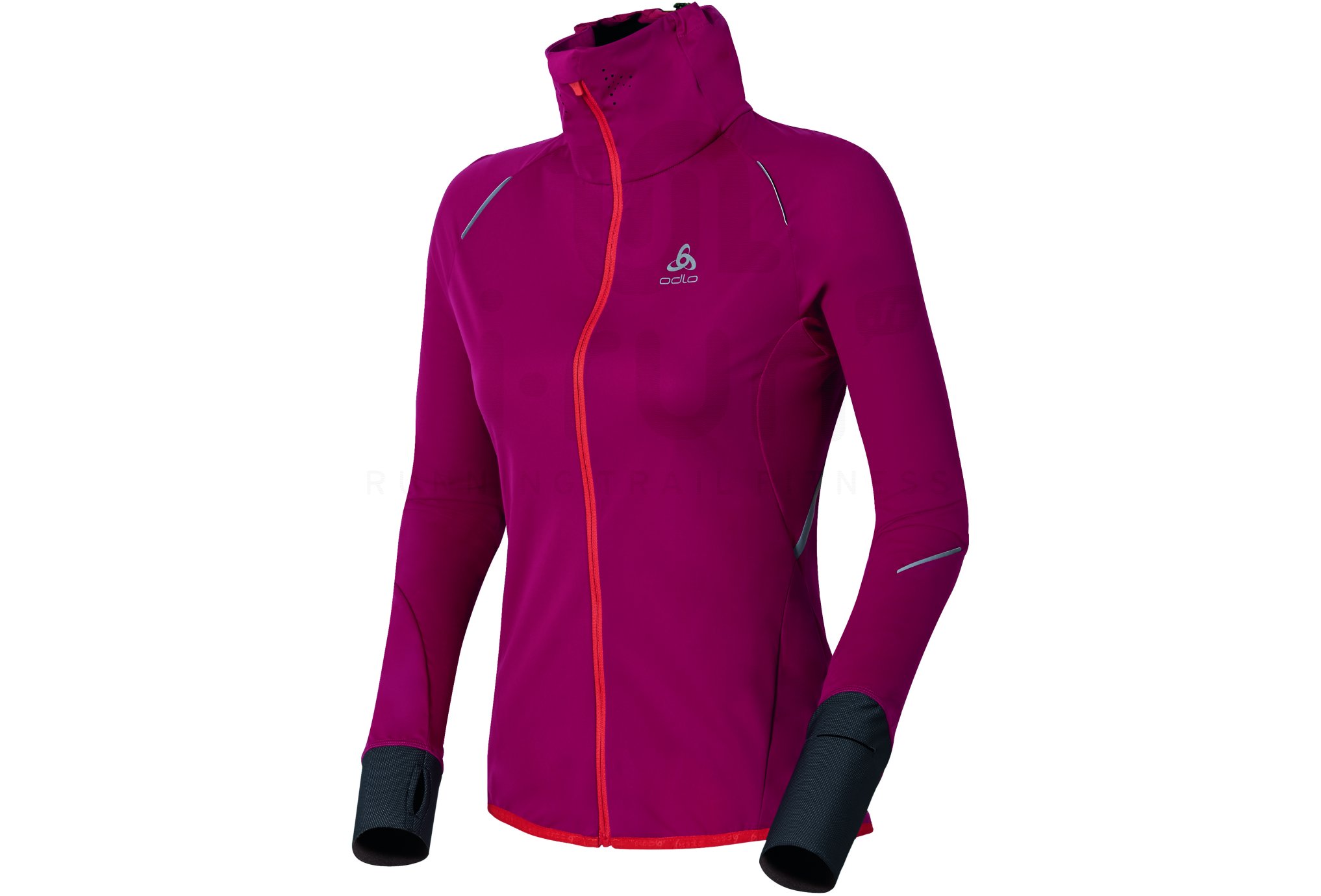 Odlo Veste coupe-vent ZeroWeight W femme Framboise pas cher