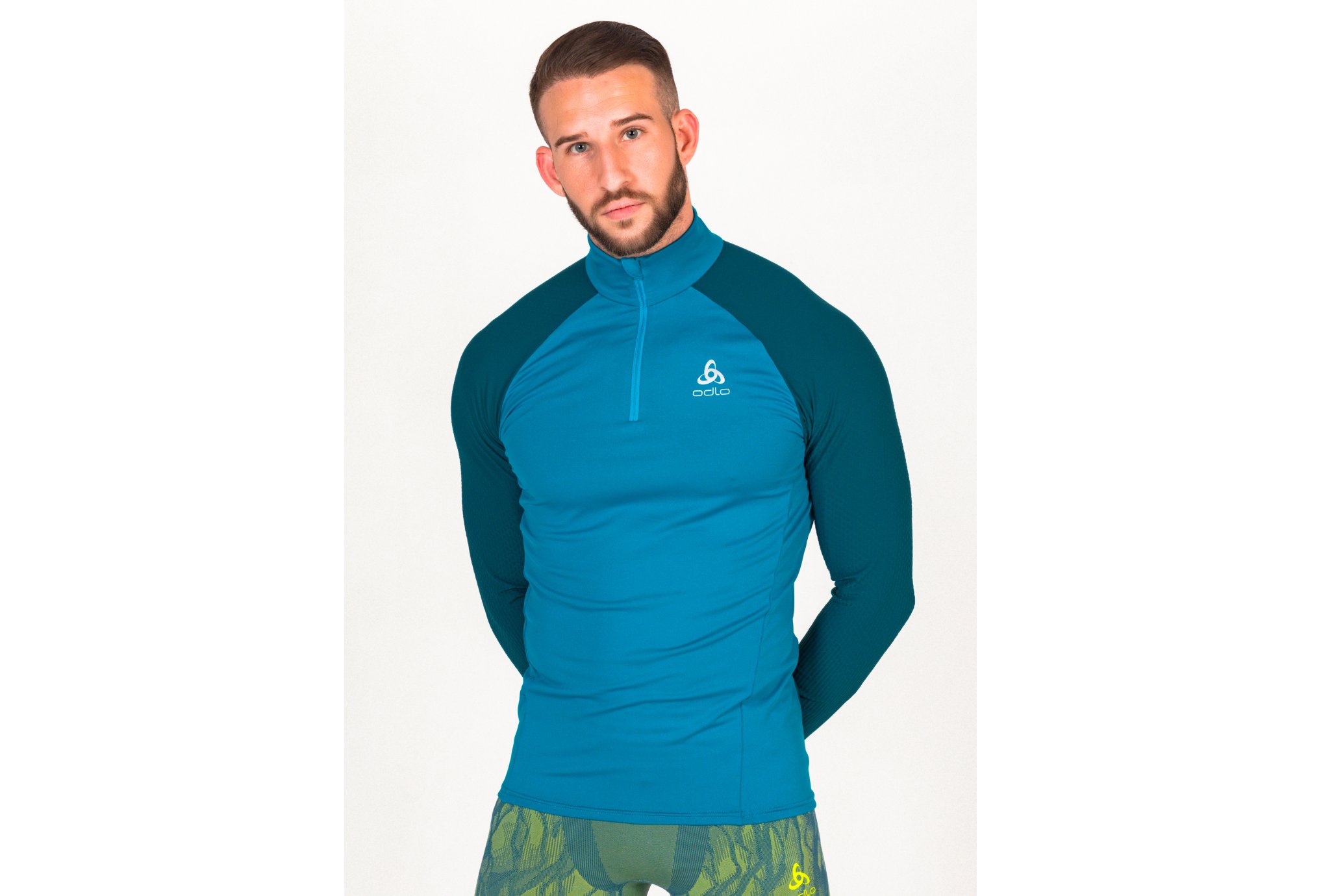 Odlo Zeroweight Ceramiwarm 1/2 zip M Diététique Vêtements homme