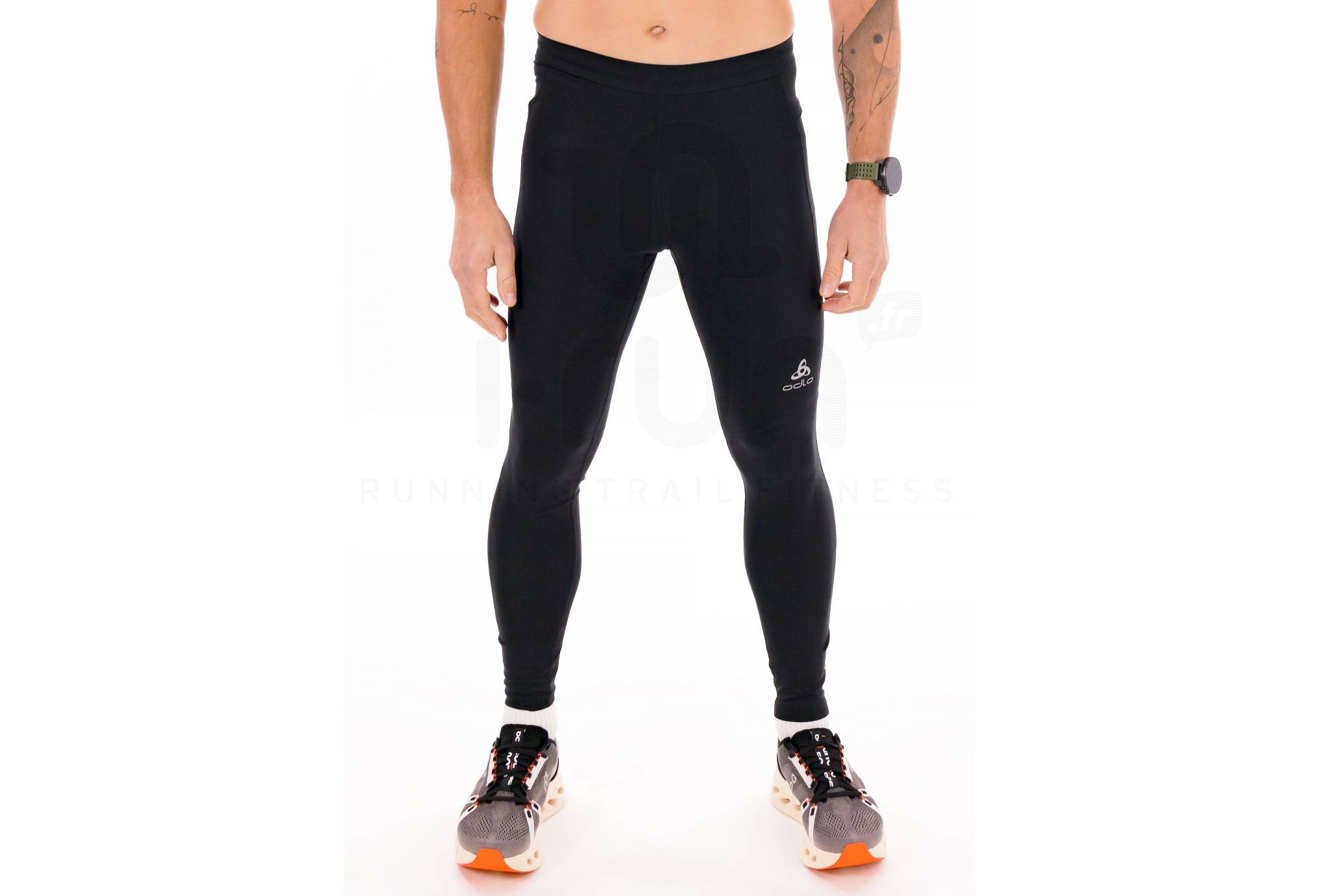 Pantalons de Compression de Running Homme, Séchage Rapide Legging Sport Collant pour Jogging Cyclisme Course Bleu S
