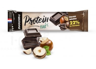 OVERSTIMS Barre protéinée - Chocolat noisettes