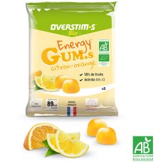 OVERSTIMS Energy Gum.s Bio - Citron-Orange
