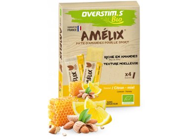 OVERSTIMS Étui 4 pâtes d'amandes Amélix Bio - Citron miel 