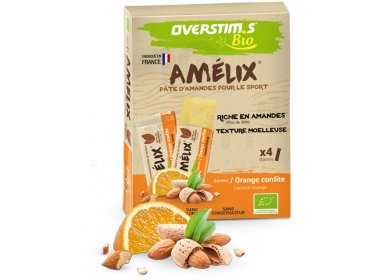OVERSTIMS Étui 4 pâtes d'amandes Amélix Bio - Orange confite