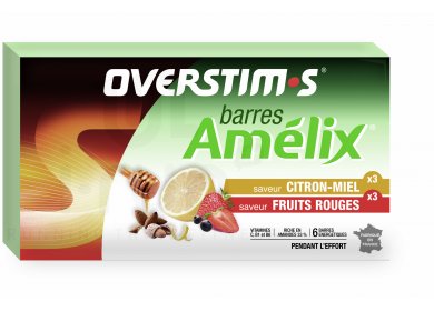 OVERSTIMS tui 6 barres Amlix - Citron miel/fruits rouges 